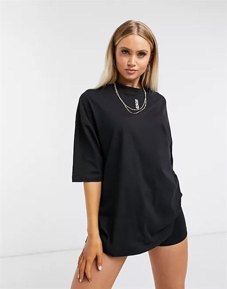 Oversize Unisex 4505  T shirt Siyah