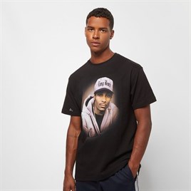 Oversize Arkası Long Beach BAskılı 2Pack  T shirt Siyah-Kahve